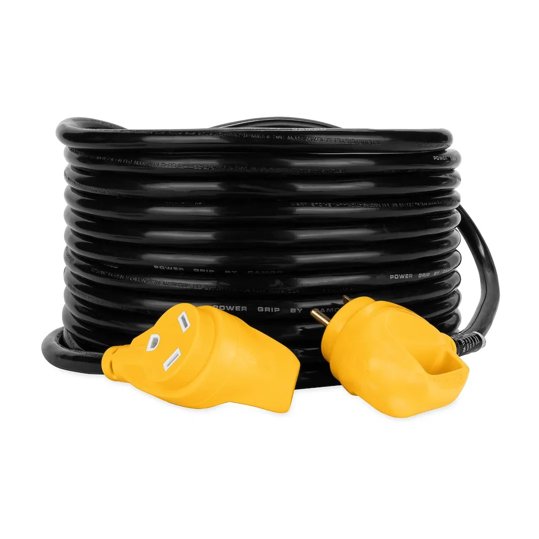 55197 – CAMCO Power Cord, Power Supply Cord STW - TT30P/ TT-30R 30 Amp 10 Gauge Wire 50 Foot Length Black With Plug H...